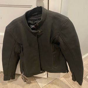 New leather motorcycle jacket